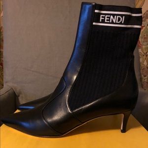 Fendi Logo Booties